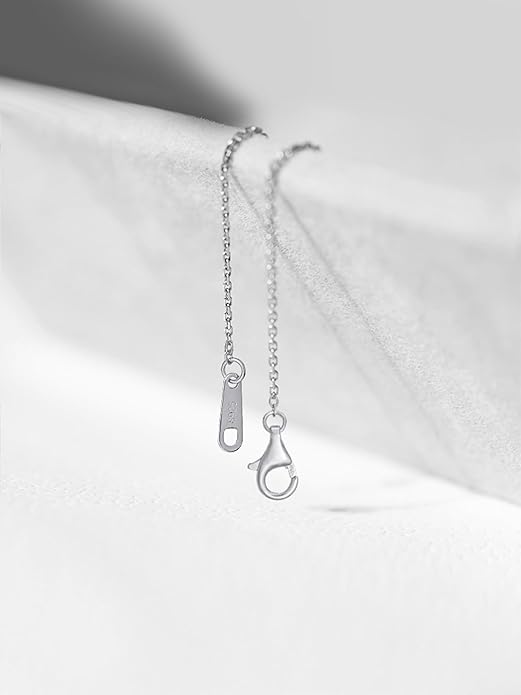 S.Leaf 925 Sterling Silver Necklace Extender Chain Set for Women 2