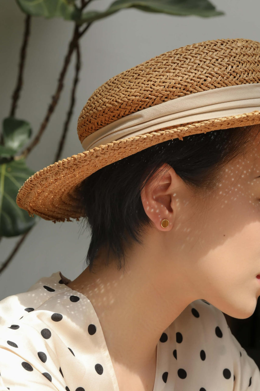 S.Leaf 18K Gold Plated Earrings for Women Shell Earrings