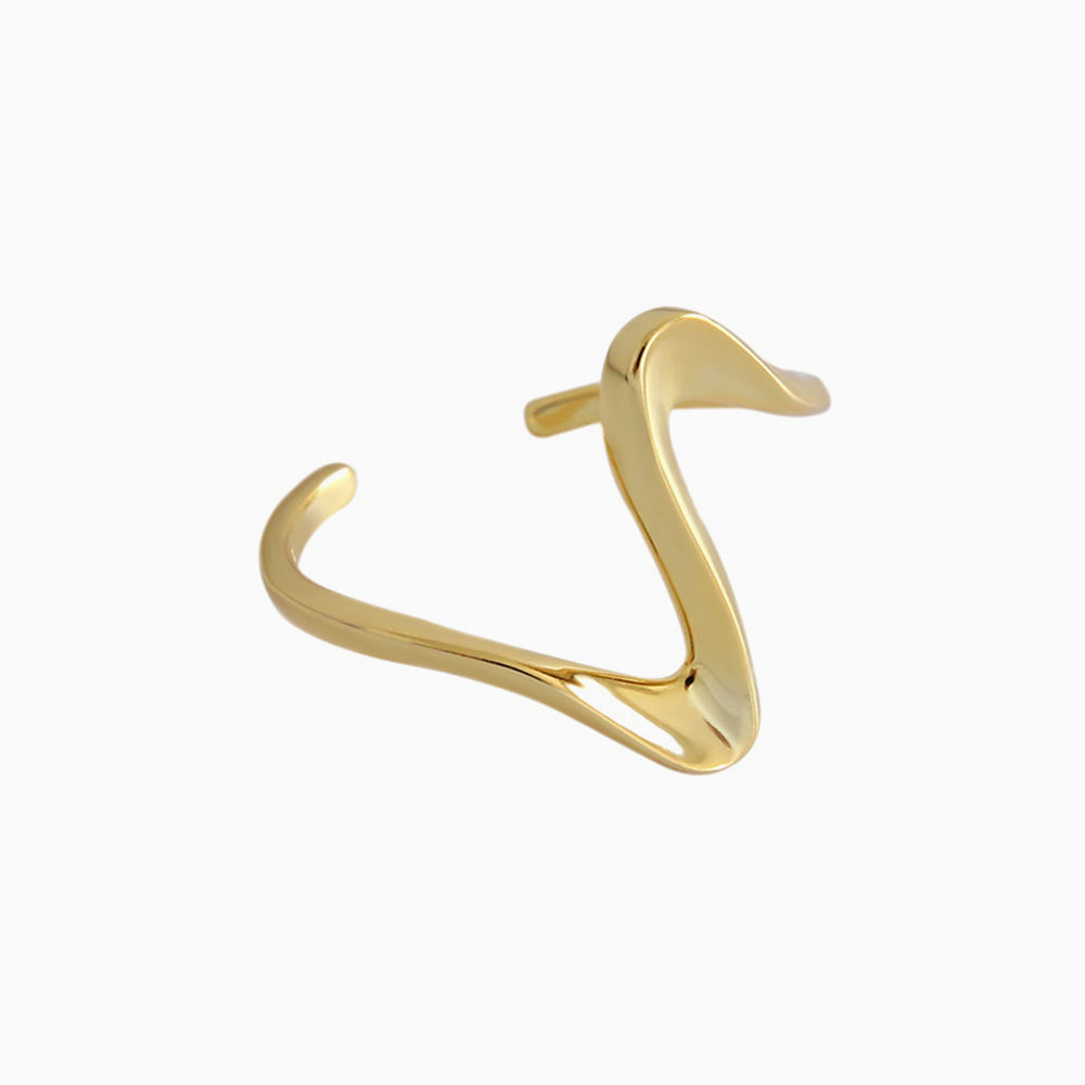 Wave Ring Adjustable gold