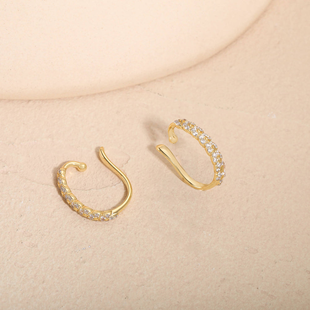 Ear Cuff Earrings for Women Non Pierced Ear Conch Cuffs Clip Earrings Gold Cuff Earrings