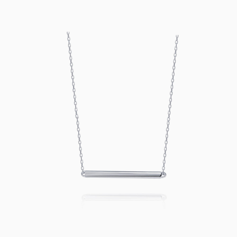 Bar Necklace Sterling Silver