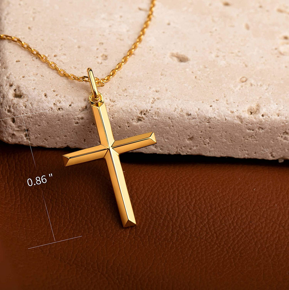 Minimalist Cross Pendant Necklace religious jewelry for women