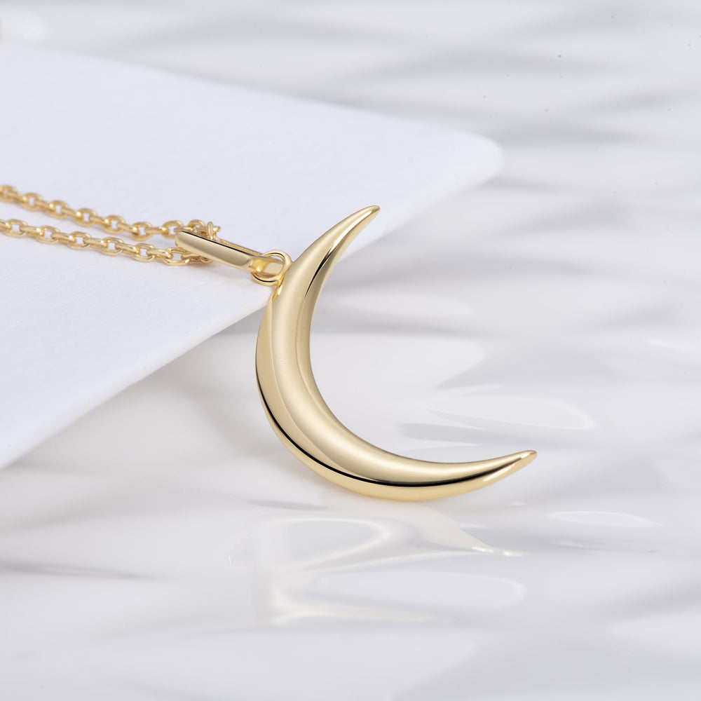 dainty sterling silver Crescent Moon Necklace holiday gift